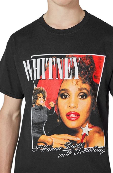 whitney houston t shirt